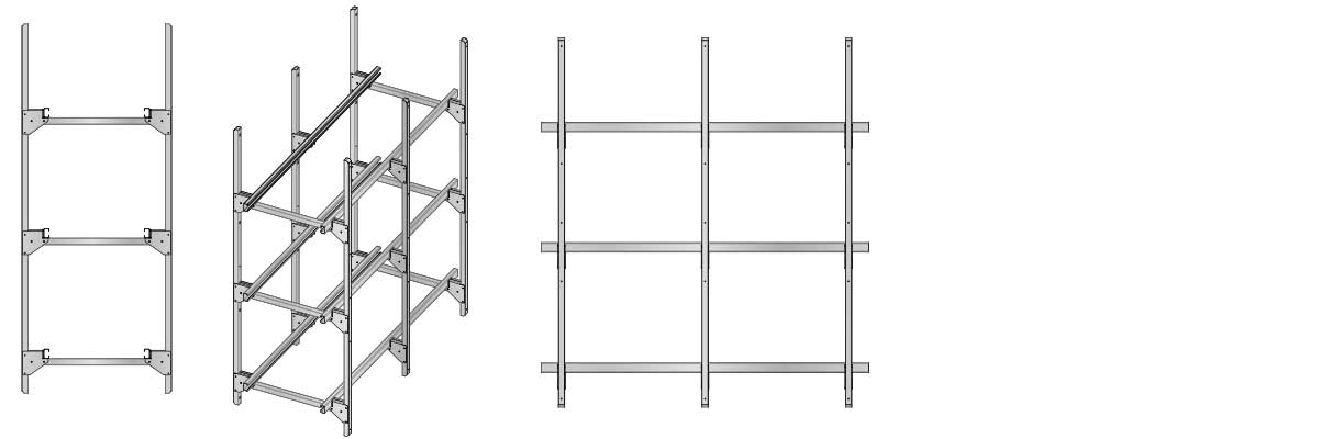 Internal structure for<br/>3 levels